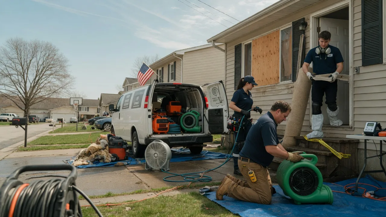 Water Damage Restoration in Morris, IL near me